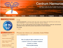 Tablet Screenshot of centrum-harmonie.cz