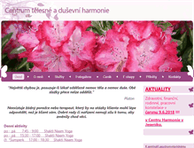 Tablet Screenshot of centrum-harmonie.com